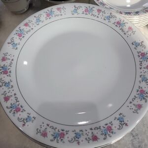 Dynasty Fine China Rapture Pattern Dinner Plates Set Of 8